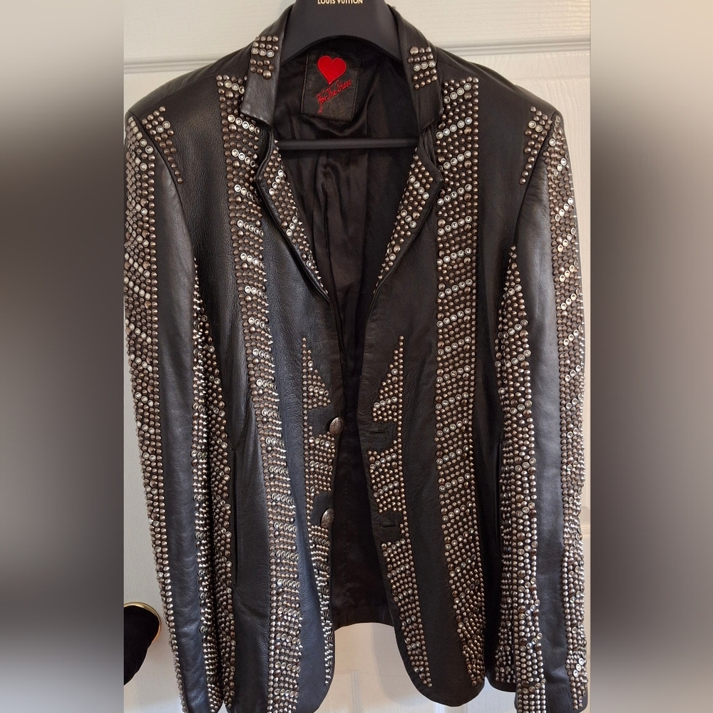 FOR THE STAR LEATHER JACKET